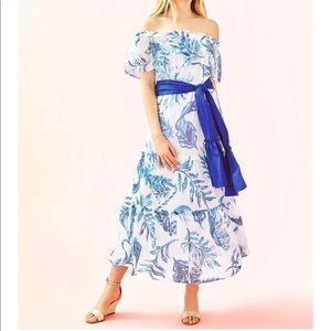 Lilly Pulitzer Sona Midi Dress XXS NWT $278